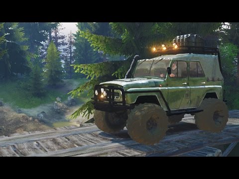 Видео: Тестируем Подготовленный УАЗ - SpinTires