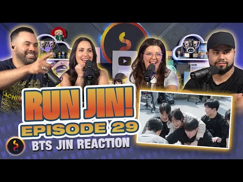 Видео: BTS «RUN JIN», эпизод 29 — Джин со стальными нервами 💪🏼 | Реакция пар