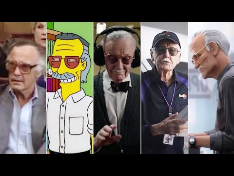 Видео: Эволюция Стэна Ли в мультфильмах и кино