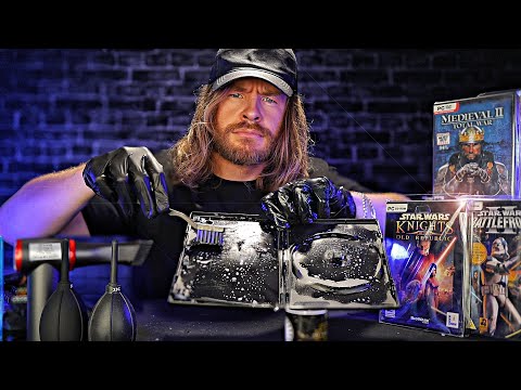 Видео: ASMR | Восстановление ваших грязных игр для ПК (тоска по сну)