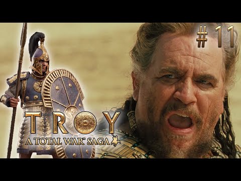 Видео: Победа над Агамемноном. TW Saga: Troy. Гектор (Легенда) # 11