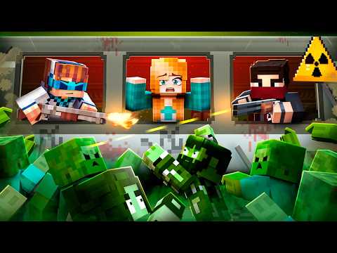 Видео: ☢️ЗОМБИ-АПОКАЛИПСИС [6 ЮТУБЕРОВ VS БУНКЕР] + Нейзи, Лололошка, Викоси, Фиксплей, Кабан