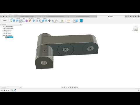 Видео: Проектирование детали Turning mechanism part B во Fusion 360