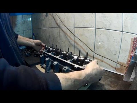 Видео: Компрессор из ДВС (ВАЗ-2108). Модернизация ГБЦ - распредвал. Do compressor from engine (VAZ-2108).