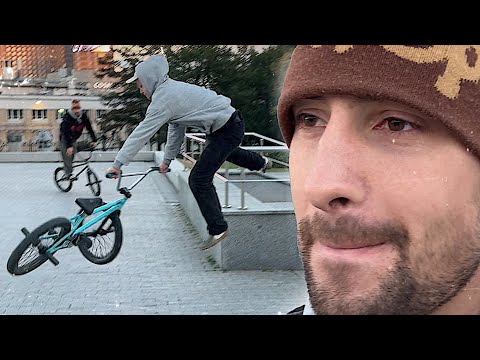 Видео: Морозный стрит в Москве / Бэнгер от Стаса / 3 СЕРИЯ / BMX LIFE