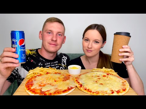 Видео: МУКБАНГ ПИЦЦА МНОГО СЫРА КАРТОШКА ФРИ MUKBANG PIZZA