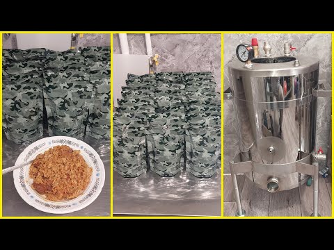 Видео: Авторский Рецепт очень вкусной рисовой каши с гуляшом в реторт пакетах в автоклаве Нефор