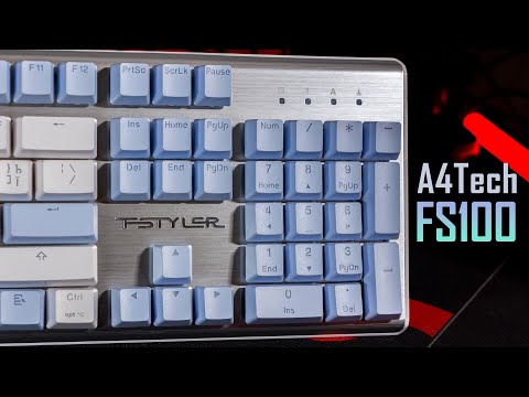 Видео: Огляд і тест A4Tech FS100 - клавіатура на механічних перемикачах для Win і Mac, власним ПО і RGB