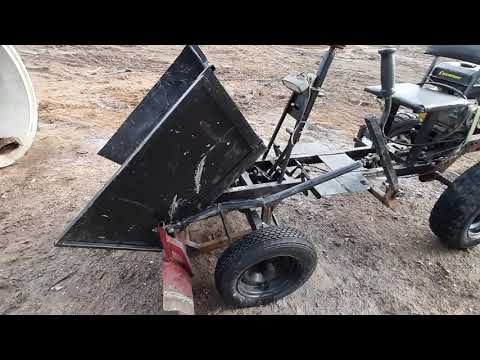 Видео: Минитрактор из мотоблока каскад.