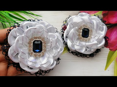 Видео: Не могу остановиться! Супер-бантики из лент. Канзаши. Kanzashi