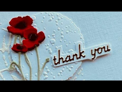 Видео: Легко создайте эффектный элемент с помощью маленького вырубного штампа!