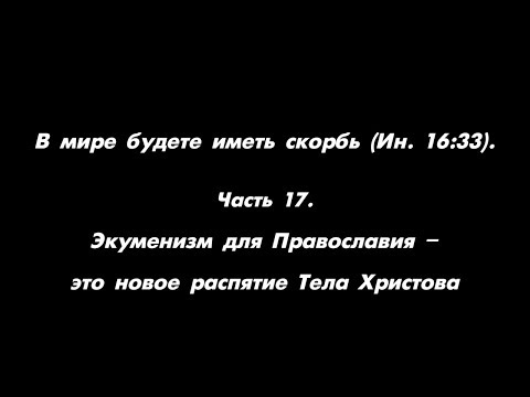 Видео: В мире будете иметь скорбь (Ин. 16:33) часть 17