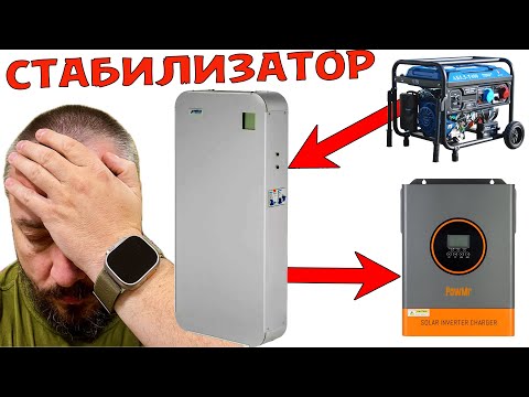 Видео: Стабилизатор Volter™ Smart-9 подключение после генератора к инвертору.