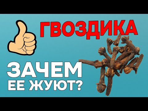 Видео: Зачем Жевать Гвоздику по 2 бутона в день? ГВОЗДИКА - польза и вред для организма.