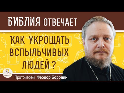 Видео: КАК УКРОЩАТЬ ВСПЫЛЬЧИВЫХ ЛЮДЕЙ ?  Протоиерей Феодор Бородин