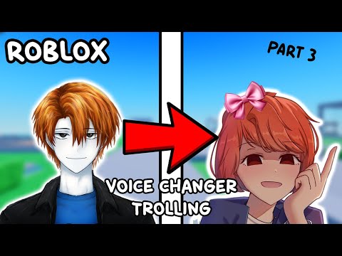 Видео: Троллинг для девушек из Roblox с изменением голоса😂😂😂