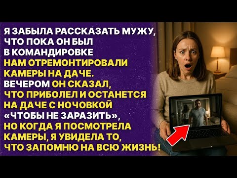 Видео: Муж не знал, что на даче отремонтировали камеры и обманул меня сказав что заболел