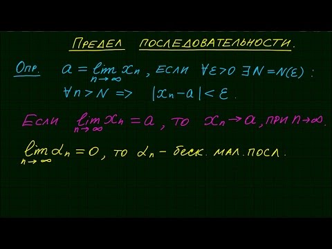 Видео: Предел последовательности #1