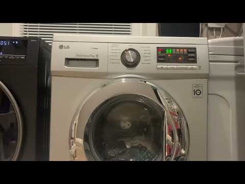 Видео: Стирка полотенец на LG: Смешанные ткани 40 1200об/мин