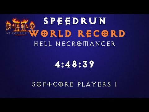 Видео: Diablo 2 Resurrected - Сильный мировой рекорд на некроманте