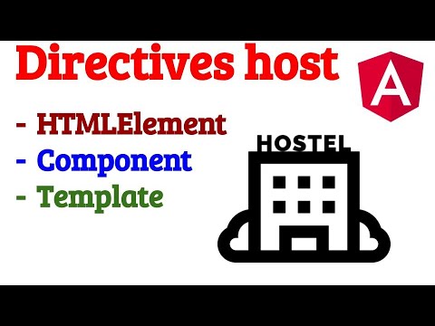 Видео: Angular Directive Host element, component, template и пример декоратора Optional