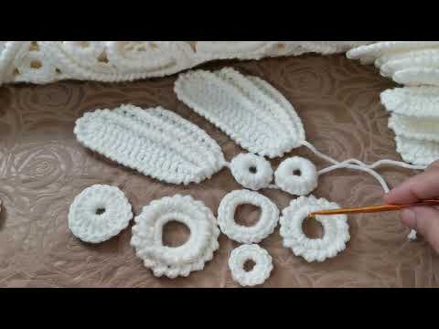 Видео: الكروشية الايرلندي.. How to make irish crochet lace motif .  из ирландского кружева крючком