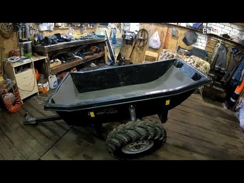 Видео: обзор самодельного прицепа для квадроцикла