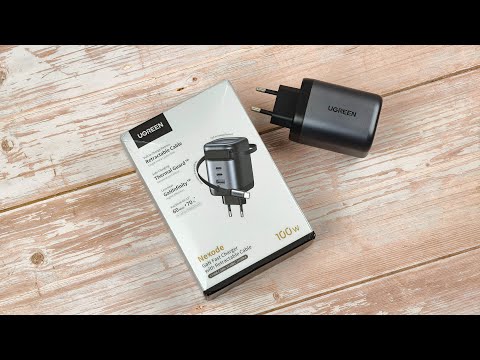 Видео: Без путаницы: Обзор зарядного устройства Ugreen GaN 100 Вт с выдвижным кабелем