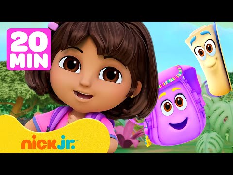 Видео: Даша | Лучшие моменты Даши с рюкзаком и картой! | Nick Jr. Cyrillic