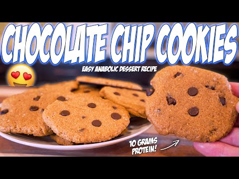 Видео: АНАБОЛИЧЕСКОЕ ПЕЧЕНЬЕ С ШОКОЛАДНОЙ КРОШКОЙ | Простой рецепт печенья с высоким содержанием белка и...