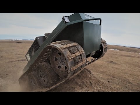 Видео: Испытание вездехода -  БОРУС 8.