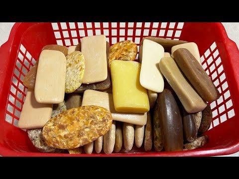 Видео: Обмылки / сухие обмылки | хозяйственные мылки| резка сухого мыла | cutting dry soap | laundry soap