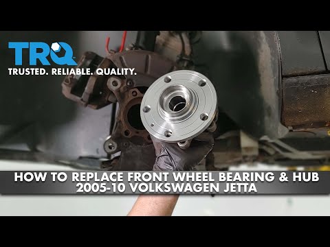 Видео: Как заменить передний ступичный подшипник и ступицу на Volkswagen Jetta 2005-10