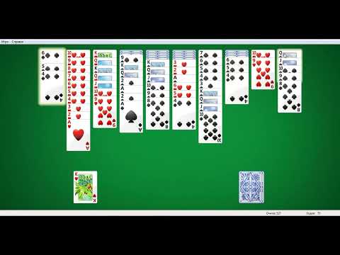 Видео: Пасьянс Паук две масти №22