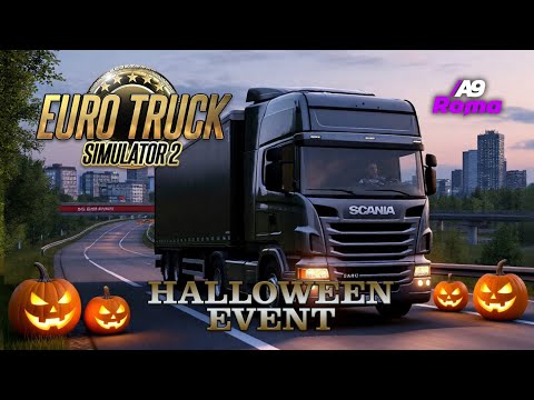 Видео: Хеллуинский ивент - Euro Truck Simulator 2 🚚 Дальнобойщики Truckers MP #eurotrucksimulator2
