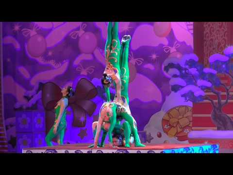 Видео: Китайский цирк, без страховки! Москва /Chinese circus, Moscow 01237