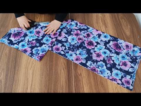 Видео: 🌸 Очень прибыльная работа с меньшим количеством ткани | Вам понравится этот практичный крой ✂️