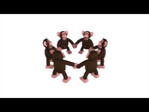 Видео: Веселые обезьяны крутятся 1 час