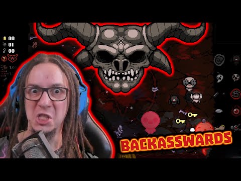 Видео: От Mega Satan надолу -  Backasswards challenge | The Binding Of Isaac: Repentance #42