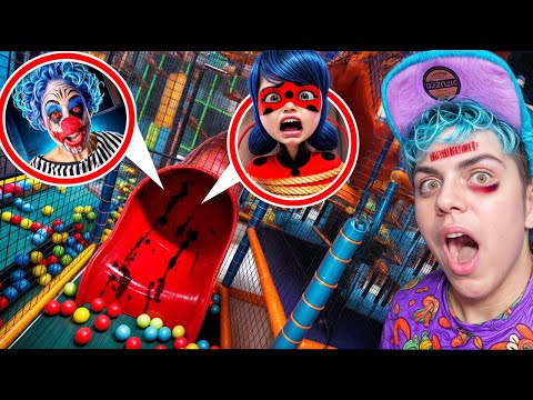 Видео: ЛЕДИ БАГ КОРОВКУ ПОХИЩАЛ КЛОУН ИЗ ДАРК-ВЕБА, СНЯТЫЙ НА ДРОНА!!!