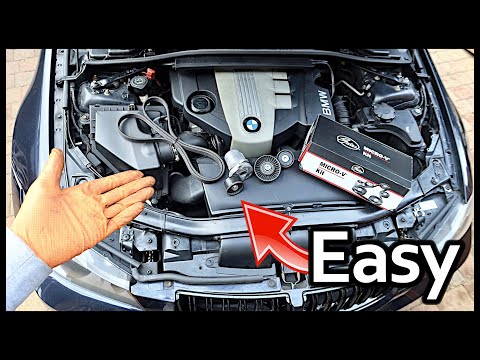 Видео: Замена комплекта приводного ремня BMW N47 / N57