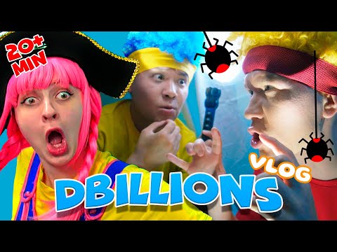 Видео: Cтрашные Истории, Мантия-Невидимка и Остров Сокровищ! | D Billions Vlog