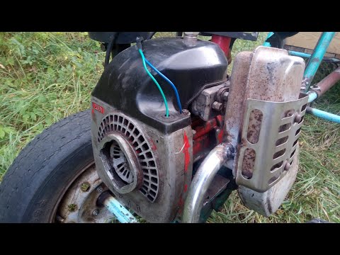 Видео: Глушитель от мотокультиватора Крот на бензопилу Урал