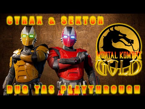 Видео: Mortal Kombat Gold ~ Сектор и Сайракс【TAS】