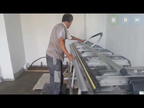 Видео: Изготовление отливов. Гибочный станок Tapco.