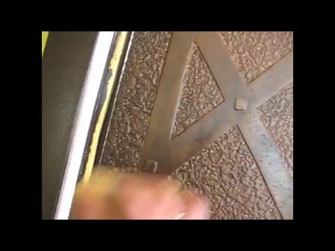 Видео: делаем ковку или кованная дверь без металла :)