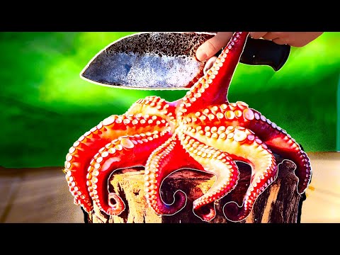 Видео: ПОВТОРЯЕМ НЕВЕРОЯТНУЮ УЛИЧНУЮ ЕДУ СО ВСЕГО МИРА / ОСЬМИНОГ  / АРБУЗНЫЙ КОКТЕЙЛЬ / ФРУКТЫ В КАРАМЕЛИ