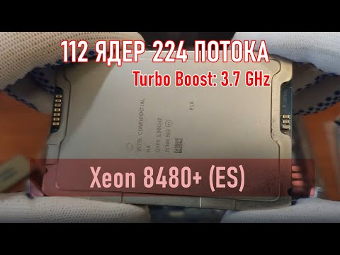 Видео: 112 ЯДЕР, 224 ПОТОКА В РАБОТЕ / GIGABYTE MS73-HB1 + 2*XEON 8480+ (ES)