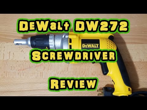 Видео: Обзор шуруповерта для гипсокартона DeWalt DW272 VSR