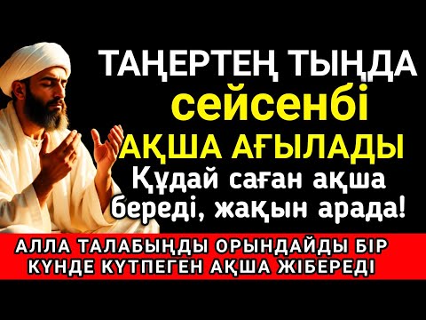 Видео: Тыңда Өте күшті дұға сейсенбі, Алла бір күнде ойламаған ақша байлық жібереді, ризығың көбейеді ✨🤲